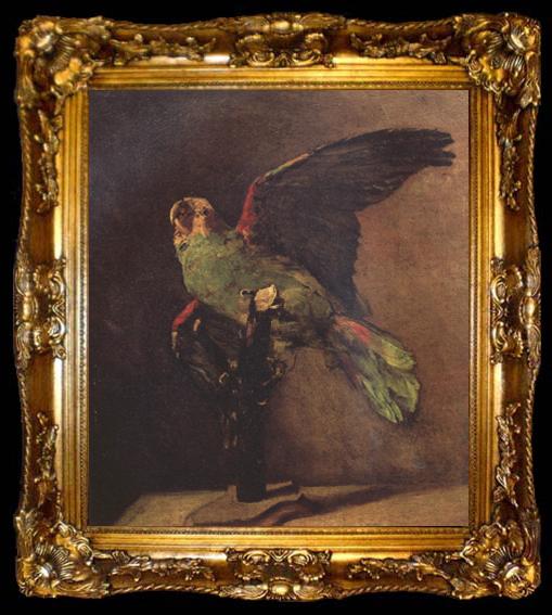 framed  Vincent Van Gogh The Green Parrot (nn04), ta009-2